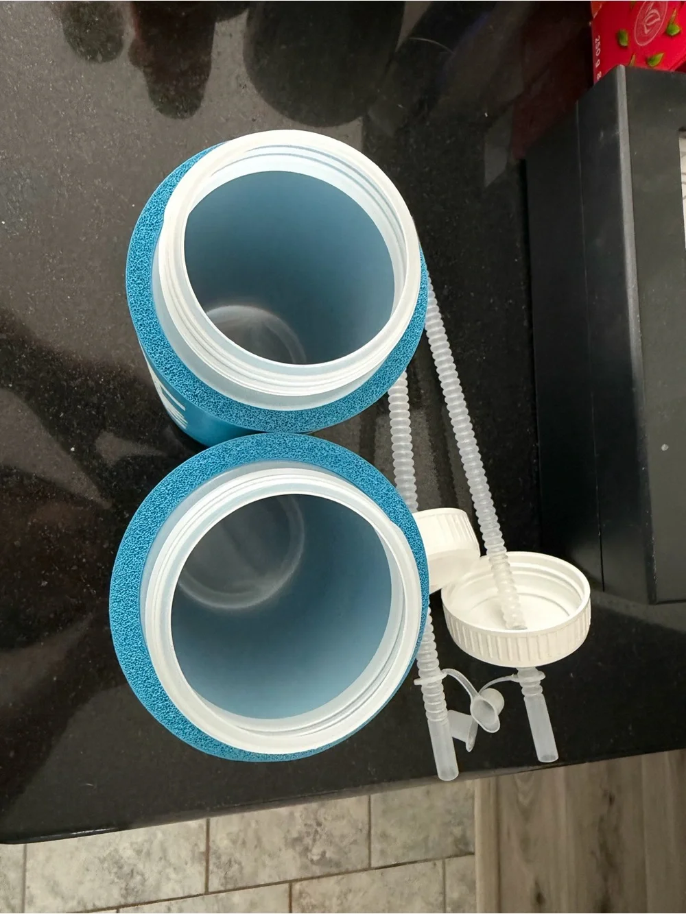 2 Fat Tuesday Refillable Insulated Frozen Drink Cups New Orleans Souvenirs